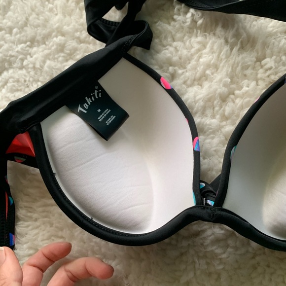 Tahiti multicolored swimsuit top - Picture 3 of 3